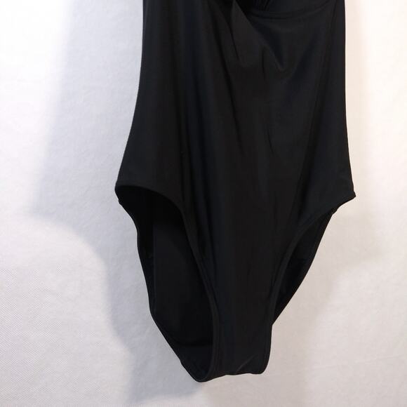 Bond Eye Black Halter Tie One Piece Swim Suit Size 34B - Picture 5 of 10